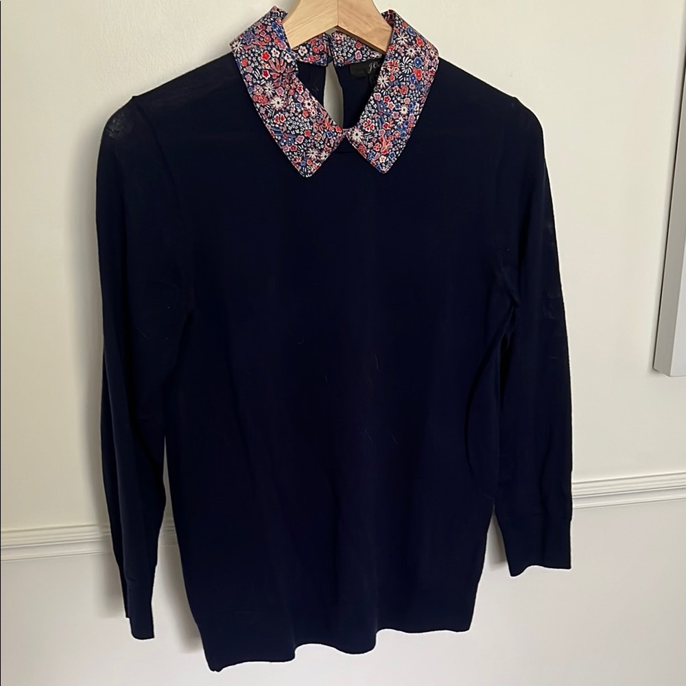 Women’s J.Crew Tippi Sweater with Liberty Collar